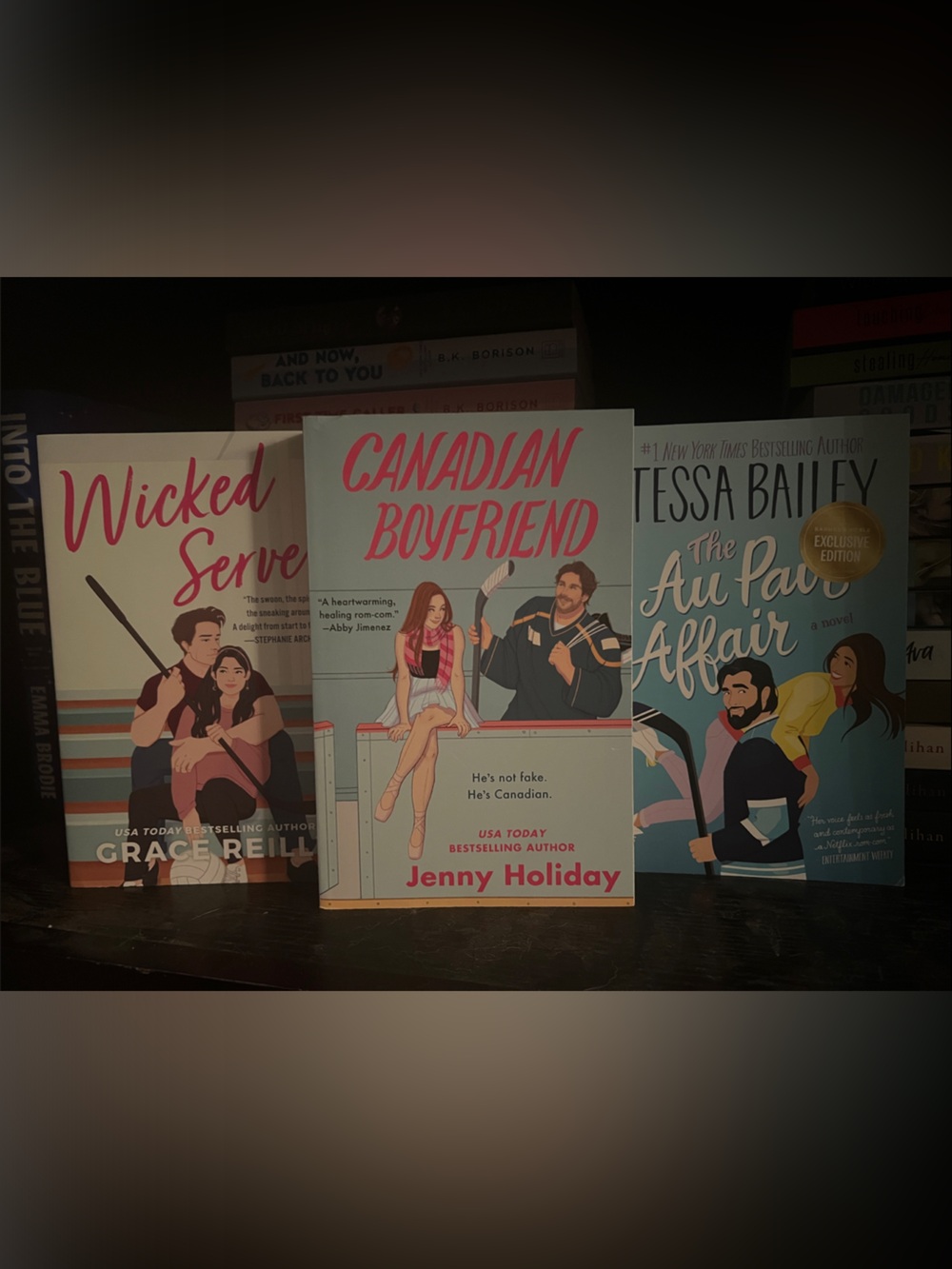 Hockey Romance bundle: Wicked Serve, Canadian Boyfriend & The Au Pair Affair
